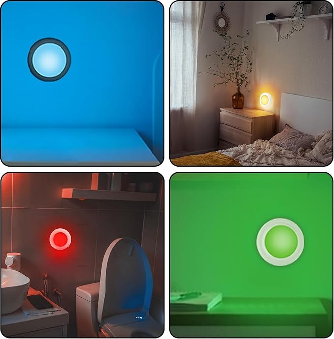 Hbaushun LED Puck Lights 3 Pack,16 Color Changeable Wireless LED Cabinet Lights,Battery Operated Night Light with Dimmer & Timmer for Bedroom,Closet, Kitchen,White
