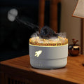Aromatherapy Diffuser Humidifiers, Volcano Turret Creative Smoke Rings Humidifiers with Color LED Light, Ultra Quiet Cool Mist Essential Oil Diffuser for Bedroom Home Office