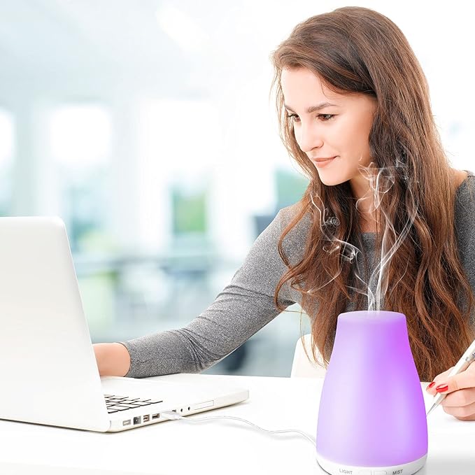Humidifier for Bedroom Large Room, 9L/2.4Gal Top Fill Water Tank, KELOPA® Cool Mist Ultrasonic Air Humidifiers with Essential Oil, Adjustable 360° Nozzle, Quiet, for Home Baby room Office Plants