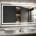 LED Bathroom Mirror with Lights: 60"x36" Wall Mounted Large Lighted Mirrors Fogless, Anti-Fog,Dimmable,Memory Function, Shatterproof Tempered Glass, Espejos para Baños, ETL Listed