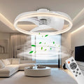 29in LED Ceiling Light with Fan, Ceiling Fan Lights 24 Levels Wind Speeds, Stepless Dimming Light, Modern Fan Lighting for Living Room, Dining Room, Bedroom, Office, 3000-5500K
