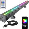 Smart Wall Washer Light Dimmable APP Control, 180W RGBCW Color Changing Linear LED Light Bar with RF Remote Control, Group Function, Timing, Perfect for Outdoor & Indoor Lighting Projects