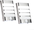 Leadleds Motion Sensor Wall Sconces Rechargeable, 2-Pack Wireless LED Wall Lights Luxury Aluminum Case Stick Anywhere Auto On/Off Night Light for Bedroom Porch Hallway Stairway