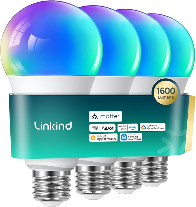 Linkind Smart Light Bulbs & Smart Curtain Lights HC5C