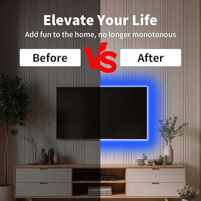 6.56FT/2M Blue COB LED Strip Light, USB Powered Cuttable LED Tape Lights, 640 LEDs High Bright CRI93+ Flexible Dimmable Lights for Bedroom TV Backlight Cabinet Decor