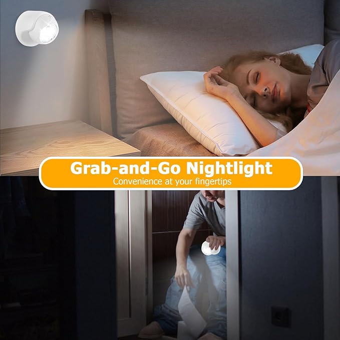 Motion Sensor Outdoor Lights - Outdoor Motion Sensor Light Battery Operated Wireless Spotlight Motion Detector Security Light Auto On Off for Sheltered Porch Stair Hallway Garage Wall Shed (1 Pack)
