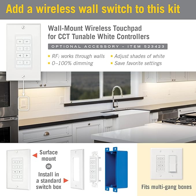 Armacost Lighting RibbonFlex LUX Continuous Tunable White CCT COB Kit 427510