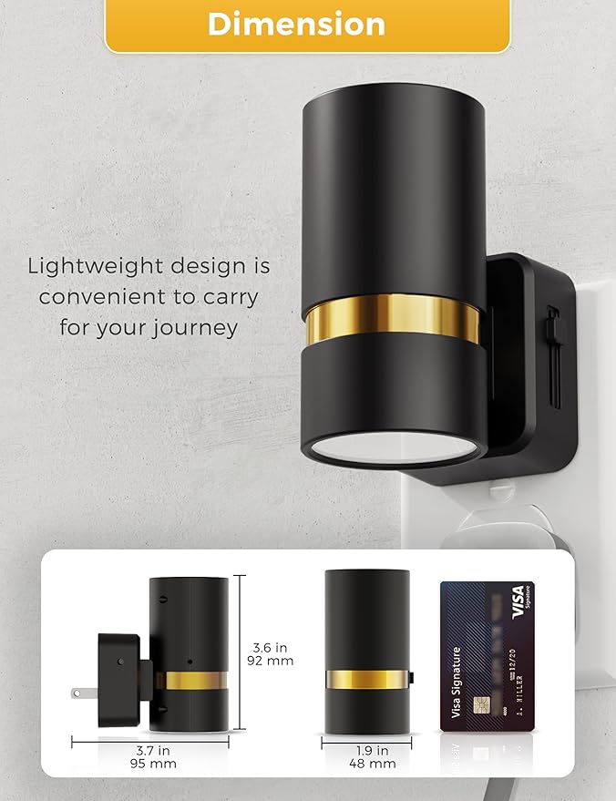 L LOHAS LED Night Lights Plug into Wall, Dimmable Night Light with 0-100LM Brightness Adjustable, 3000K Soft White, Nightlight with Dusk to Dawn, 2 Pack, Ideal for Home Bathroom Decor