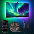 Lumina Pro Tv Immersion Kit,TV Backlight LED 16.4ft - TV Backlight Sync to Screen PC Monitor for 55-65 inch Screens,RGB LED Strip Lights Cuttable with Smart App Control,Game & Music Sync (13Ft)