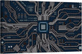 CPU Concept Canvas Wall Art Integrated Communication Processor Posters and Prints Bathroom Decor Wall Art 5 Panel Circuit Board Bedroom Poster Artwork Print on Canvas Framed Ready to Hang 24x36 INCH