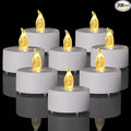 LED Battery Tea Light Candle- 200 Pack Flameless Candles Realistic and Bright Flickering tealight Long Lasting 200Hours for Holiday Celebration, Party, Home Decoration WarmYellow, Battery Operated