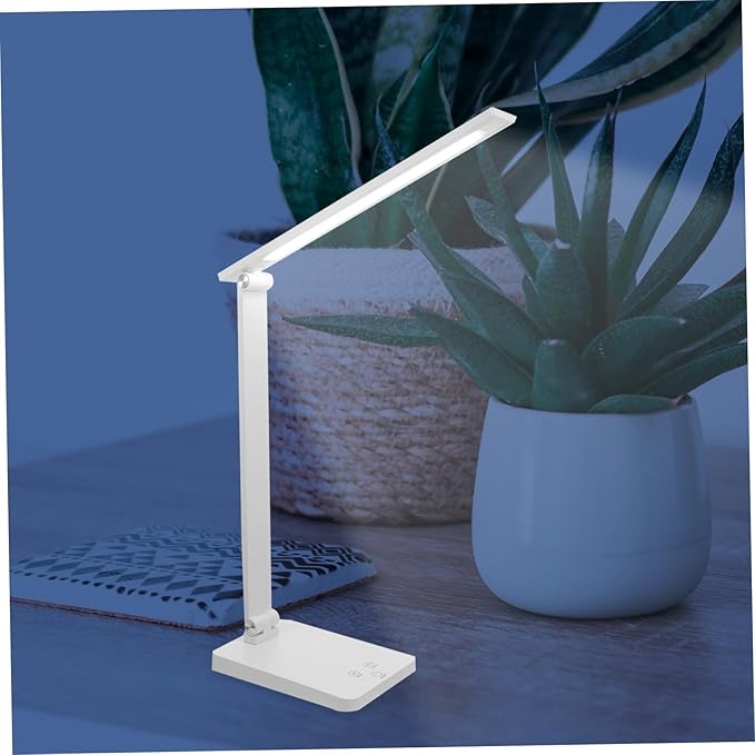 Adjustable Foldable Led Desk Lamp Brightness Levels Touch Control Eye-Protection for Home