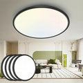 hepside 15.8INCH 4Pack Big Dimmable Flush Mount Ceiling Light Fixture Black, 3CCT 3000/4500/6000K Ceiling Lamp, 36W 4200LM Super Bright Low Profile Light for Bedroom, Kitchen, Bathroom, Hallway