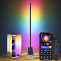 65in Smart Floor Lamp Plus with 36wBluetooth Speaker RGB+ICWW 16 Million Colors LED & Music Sync Alexa & Google Voice Control Corner Light for Living Room Bedroom 1600 Lumens Standing lamp