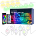 RGB Permanent Outdoor lights, 300FT Smart LED Eaves Lights with APP/Remote Control, IP67 Waterproof Outdoor Lights for House - Ideal for Christmas, Halloween, Party, Garden, Patio Home Decoration