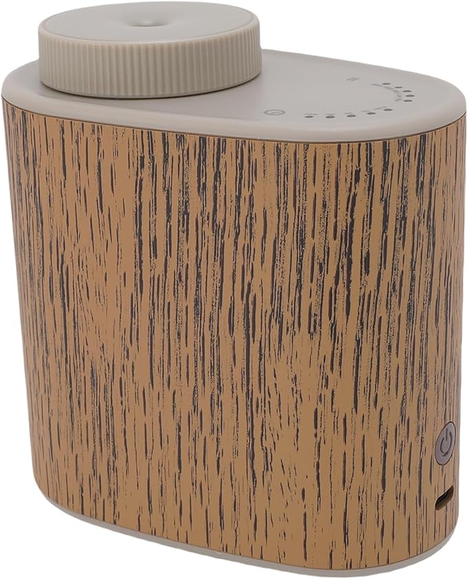 Fabater Essential Oil Diffuser, Waterless 60ML Smart Aromatherapy Diffuser, Smart Scent Air Machine with APP Control for Bedroom, Living Room, Car, Office (Wood Grain)