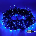 Christmas Tree Lights Blue - 220 LEDs 82ft/25m 8 Modes End-to-End Plug in Outdoor Waterproof Decorative Fairy Twinkle Halloween Indoor String Lights for New Year/Wedding/Thanksgiving Day/Home/Room