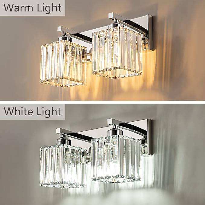 BubbleGlassBallWallSconcesBathroomLightFixturedFinish,3-LightRibbedGlobesLamps,WallMountedVanityLightFixtureforBedsideStairwayHallwayPorch