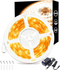 Warm White Led Lights Strip Rope Lights for Easter Housewarming Party Indoor Decor Cuttable Strip Lights for Baby Room Bedroom Bathroom Living Room Kitchen Ceiling Wall Vanity Mirror Decoration