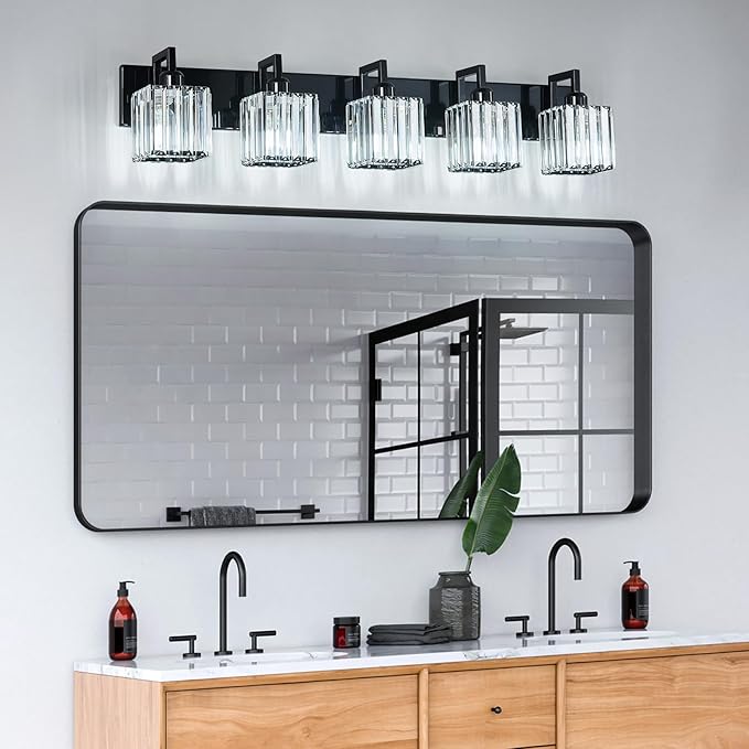2PacksOutdoorLEDWallLights,16in10-100% DimmingModernPorch&PatioLightsWallSconce,BlackSquareExteriorWallLightFixture,SuitableforLivingRoom,Garage,Bathroom