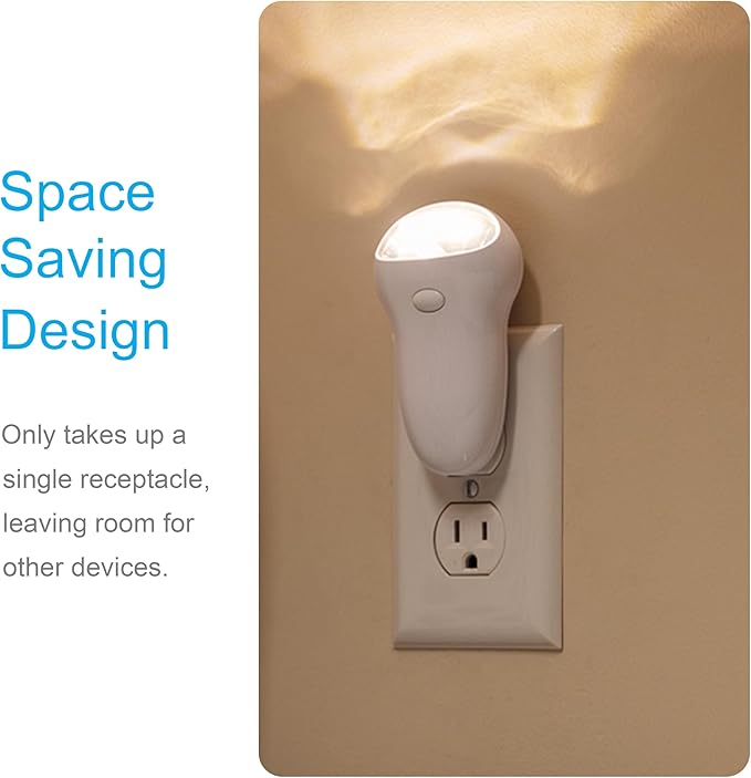 GE Rechargeable LED Power Failure Night Light, 3-in-1, 11281