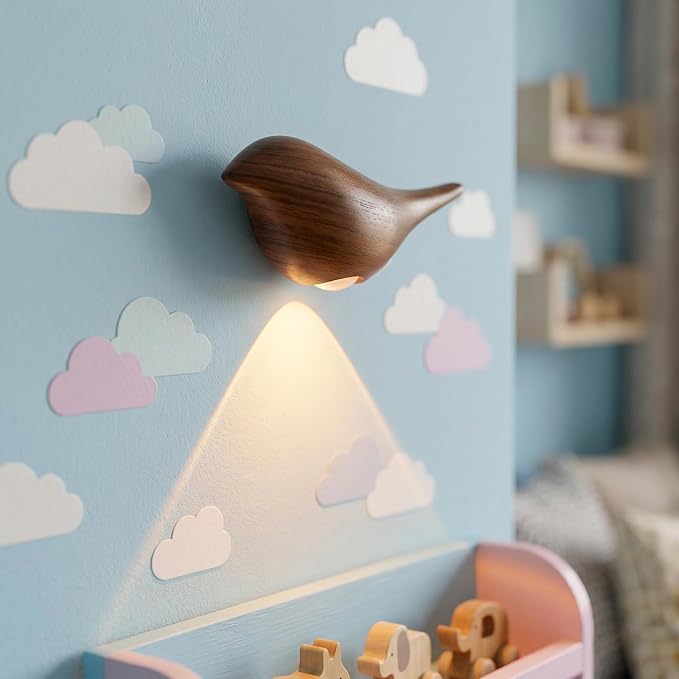 Motion Sensor Night Light, Magnetic Wall Light with Dimmable Brightness, 3 Color Modes, Rechargeable LED Night Light for Bedroom, Stairs, Hallway, Kids Room