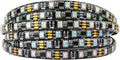 BTF-LIGHTING WS2811 Addressable LED Strip Ultra Bright 5050SMD RGB 60LED/m 20Pixels/m Multi-Colored Light Total 300LED 100Pixels 16.4FT DC12V IP65 Silicone Coating Waterproof(No Adapter or Controller)