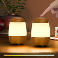 uuffoo 2 Pack Rechargeable Night Light Lamp 3 Color Touch Dimmable LED Portable Table Lamp Battery Operated, USB Changing, Small Cordless Lamp for Bedside Bedroom Travel