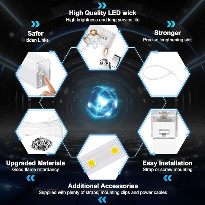 Hexagon Garage Lights 3 Level Dimmable with Rectangle Frame, High Brightness 672W 26000 to 86400LM 6500K, 14 Hex Grid for Garage, Shop, Basement, Car Detailing Shop etc. with Mounting Clip