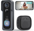 BOIFUN 5MP Video Doorbell Camera Wireless – Sharper Than 2K, No Subscription, 166° Wide View, HDR Night Vision, Smart Human Detection, Two-Way Audio & Battery Doorbell with Chime, 2.4 GHz Wi-Fi Only