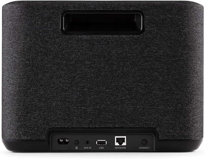 Denon Home 250 Home Stereo Wireless Speaker (Black), Bluetooth Wireless, 0.75" Tweeters, 4" Bass Drivers, 5.25" Passive Radiator, HEOS Built-in, AirPlay 2, Multi-Room Streaming, Simple Setup