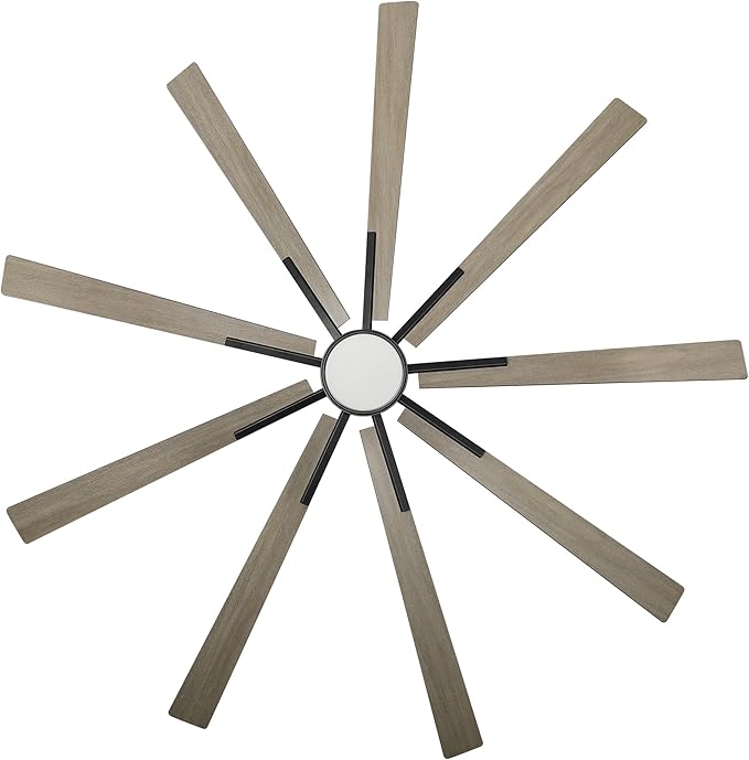 Ceiling Fans with Lights and Remote, 72 Inch Farmhouse Ceiling Fan with Light for Living Room Bedroom, Large Windmill Outdoor Ceiling Fans for Paito Porch, Reversible DC Motor, Dimmable, Timer