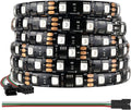 BTF-LIGHTING WS2814 IC RGBW RGB+Cool White (Similar WS2812B) Addressable DC12V 16.4FT 60LED/m 20pixel/m Flexible 4 Colors in 1 Dream Color LED Strip IP65 for Home Decor (No Adapter or Controller)