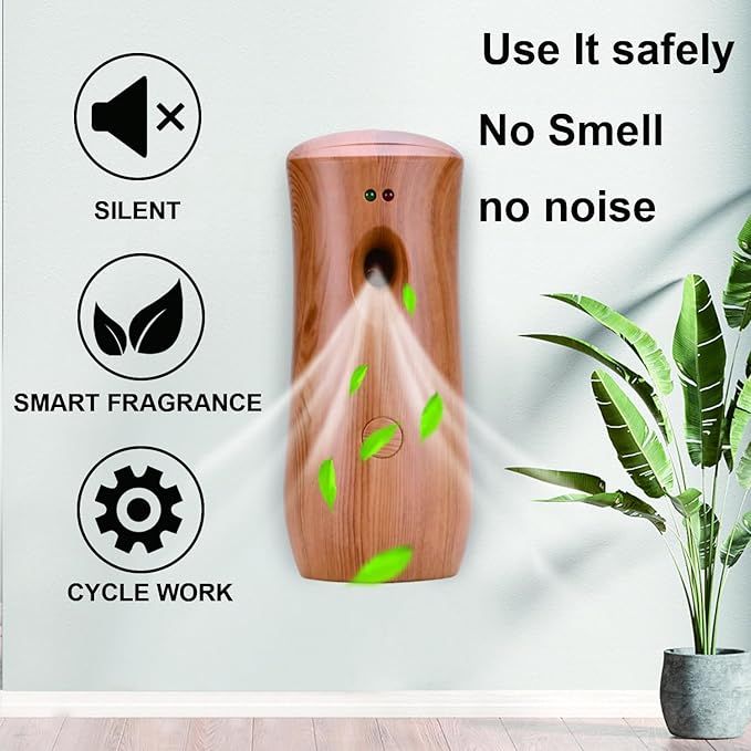 Automatic Air Freshener Spray Dispenser Free Standing or Wall Mounted Automatic Aerosol Spray Dispenser for Home, Indoor, Bathrooms, Offices, Hotels and Commercial Places (Z-03)
