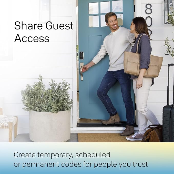 Yale Assure Lock 2 Touch Deadbolt, Lifetime Brass Keyed Smart Entry Door Lock with Bluetooth Connected Keypad and Fingerprint Scanner for Code Entry (No Wi-Fi), YRD410-F-BLE-P05
