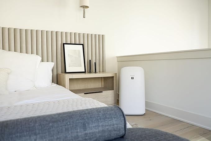 SHARP Smart Air Purifier with Humidifier Combo – Covers up to 1,913 sqft in one hour, Compatible w/Alexa & Google Asst. Energy Star 3.0, True HEPA Filter for Large Room, Bedroom - KCP70UW