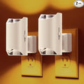 L LOHAS LED Night Lights Plug into Wall, Dimmable Night Light 0-100LM, Dusk to Dawn Sensor, Soft White 2000K, Plug in Nightlights for Hallway Bedroom Stairway, 2 Pack