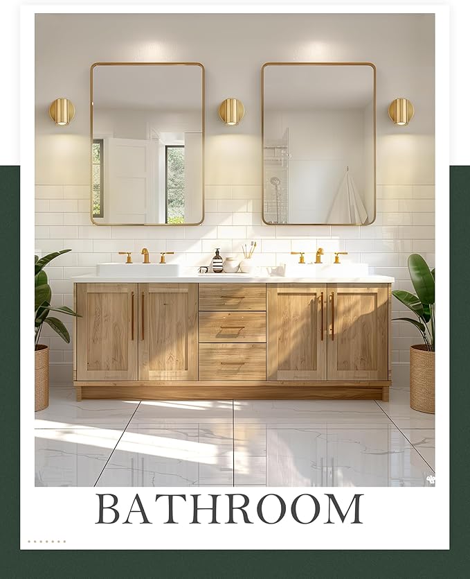 Gold Wall Sconce, Modern Wall Light Fixture, LED Track Lighting with GU10 Bulb for Bedroom Entryway Bathroom Kitchen,CKSL4830-1W-BB-B