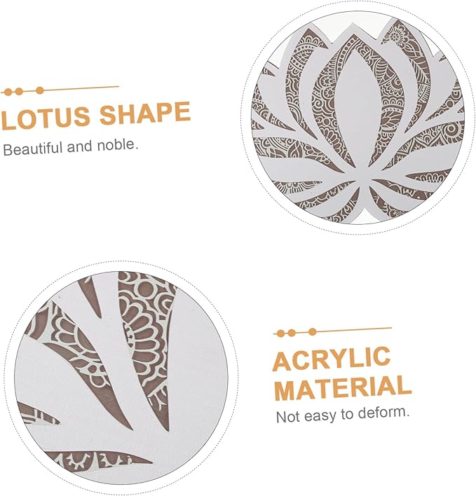 Mandala Lotus Yoga Night Light LED Decorative Bedside Lamp for Bedroom Living Room and Yoga Studio Atmosphere Lighting