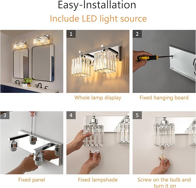 BubbleGlassBallWallSconcesBathroomLightFixturedFinish,3-LightRibbedGlobesLamps,WallMountedVanityLightFixtureforBedsideStairwayHallwayPorch