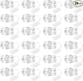 24 Pack Fairy Lights Battery Operated String Lights，7FT 20 Mini LEDs for Bedroom Party Birthday Wedding Indoor Decorations, Cool White
