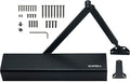 SOPHIA Door Closer Commercial Grade 1, Automatic Door Closer Heavy Duty, Fully Adjustable for 44-330LBS Doors, Auto Door Closure High Traffic Areas - ADA Compliant & UL Listed, Matte Black, DK8000