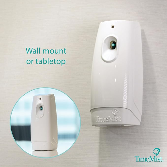TimeMist Classic Metered Aerosol Fragrance Dispenser 1047717 (1 Unit) Great for Bathroom, Locker Room, Breakroom and Washroom