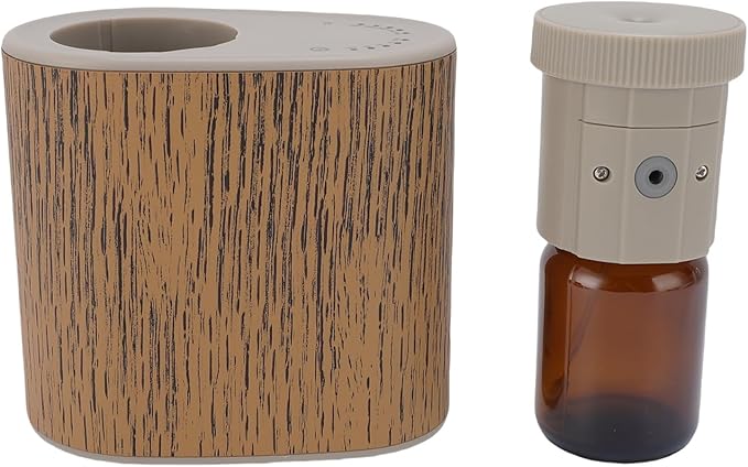 Fabater Essential Oil Diffuser, Waterless 60ML Smart Aromatherapy Diffuser, Smart Scent Air Machine with APP Control for Bedroom, Living Room, Car, Office (Wood Grain)