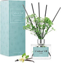 L'odeur Vill Reed Diffuser Set, 6.7 oz(200ml) Vanilla Scented Diffuser with 6 Oil Diffuser Sticks, Home Fragrance Essential Oil Reed Diffuser for Home Large Rooms Bathroom Shelf Decor
