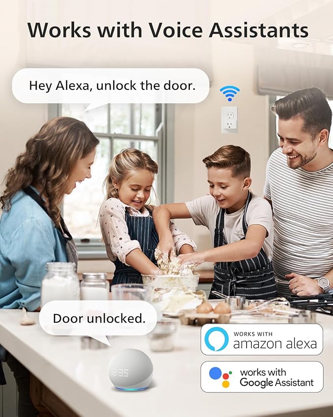 Philips Wi-Fi Smart Lock with Handle, Keyless Entry Keypad Door Lock with Handle, Front Door Deadbolt Set with WiFi Gateway, App Control, Fingerprint Unlock, PIN Code Unlock, Auto Locking