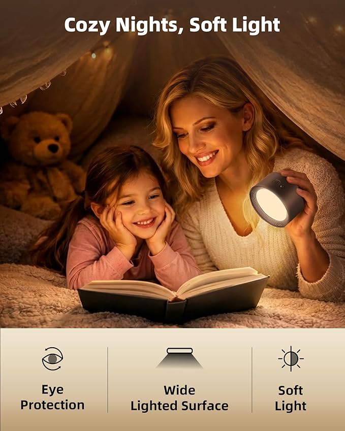 LED Wall Mounted Lights, Rechargeable Wall Sconces Lamp, 3 Color Temps & Remote and Touch, 360°Rotation Dimmable Cordless Wall Light for Study Bedroom Reading Bedside(Black, 1 Pack)