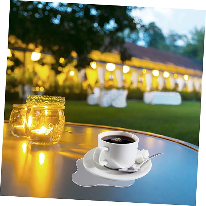 1pc Creative Acrylic Decorative Tray and Coaster Random Design for Table Decoration Minimalist Nordic Style for Organizing Sundries and Photography Props