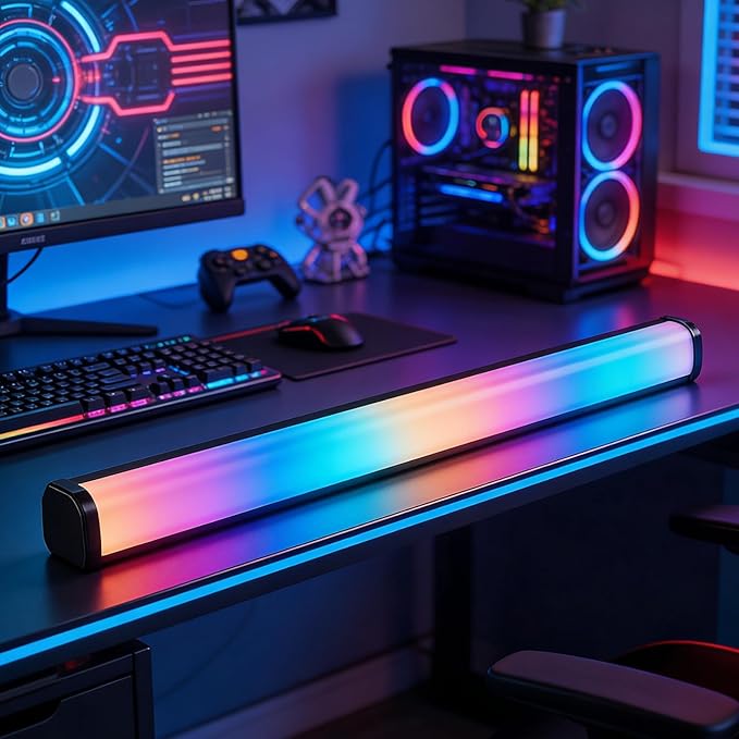 Smart Light Bar, LED Light Bar for Room, Ambient Light with100+ Like Scene Modes for Gaming, TV, Party Car, Room Decoration -1 Pack