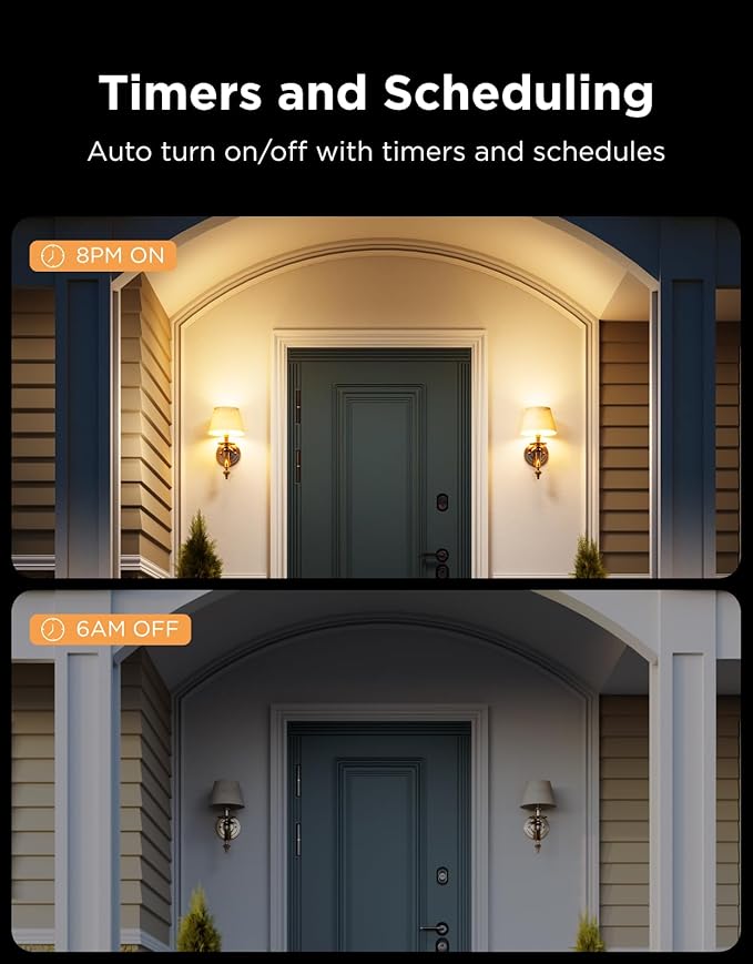 Govee E12 Led Bulb, Smart Light Bulbs Work with Matter, Alexa, Google Assistant, WiFi Candelabra Bulbs 40 Watt Equivalent, RGBWW Color Changing Light Bulb, 2.4GHz Only, 450 LM, 6 Pack